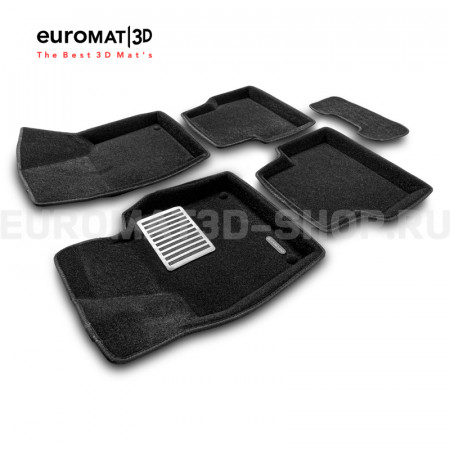 Текстильные 3D коврики Euromat3D Lux в салон для Volkswagen Tiguan (2008-2016) № EM3D-005419 Текстильные 3D коврики Euromat3D Lux в салон для Volkswagen Tiguan (2008-2016) № EM3D-005419