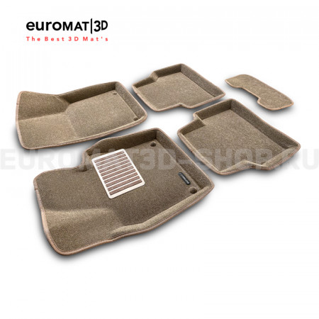 Текстильные 3D коврики Euromat3D Lux в салон для Volkswagen Tiguan (2008-2016) № EM3D-005419T Бежевые Текстильные 3D коврики Euromat3D Lux в салон для Volkswagen Tiguan (2008-2016) № EM3D-005419T Бежевые