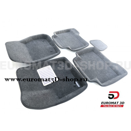 Текстильные 3D коврики Euromat3D Lux в салон для Ford Kuga (2013-) № EM3D-002210G Серые Текстильные 3D коврики Euromat3D Lux в салон для Ford Kuga (2013-) № EM3D-002210G Серые