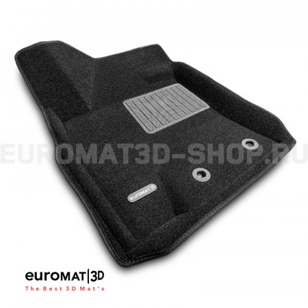 Текстильные 3D коврики Euromat3D Business в салон для Toyota Land Cruiser 200 (2012-2021) № EMC3D-005103