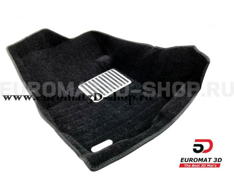 Текстильные 5D коврики с высоким бортом Euromat3D в салон для Mitsubishi Outlander XL (2006-2012) № EM5D-003609
