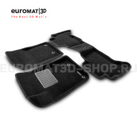Текстильные 3D коврики Euromat3D Business в салон для Lexus GX460 (2014-) № EMC3D-005119