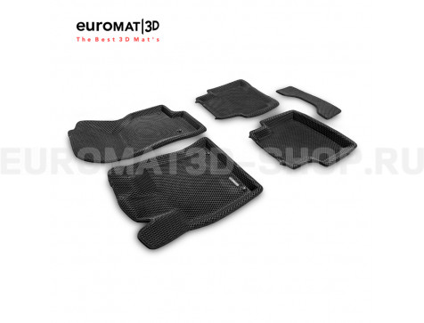 3D коврики Euromat3D EVA в салон для Skoda Superb (2015-) № EM3DEVA-004510