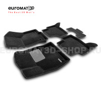 Текстильные 3D коврики Euromat3D Premium в салон для Volkswagen Jetta (2019-) № EMPR3D-004507
