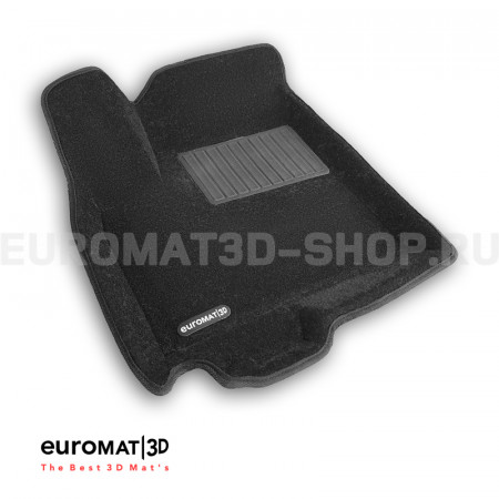 Текстильные 3D коврики Euromat3D Business в салон для Ravon Nexia R3 (2012-2022) № EMC3D-001511