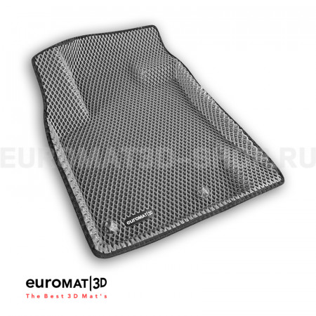 3D коврики Euromat3D EVA в салон для Geely Atlas Pro (2021-) № EM3DEVA-001409G Серые