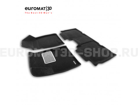 Текстильные 3D коврики Euromat3D Lux в салон для Jetour X90 PLUS (2023-) № EM3D-000021