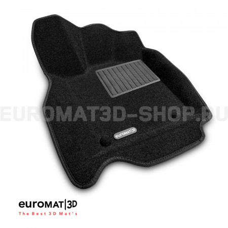 Текстильные 3D коврики Euromat3D Premium в салон для Dodge Durango (2010-2020) № EMPR3D-002760