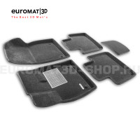 Текстильные 3D коврики Euromat3D Business в салон для Geely Atlas (4WD) (2024-) № EMC3D-001418