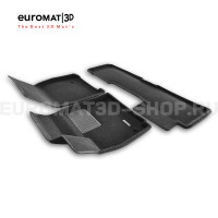 Текстильные 3D коврики Euromat3D Business в салон для Avatr 11 (2022-) № EMC3D-000040