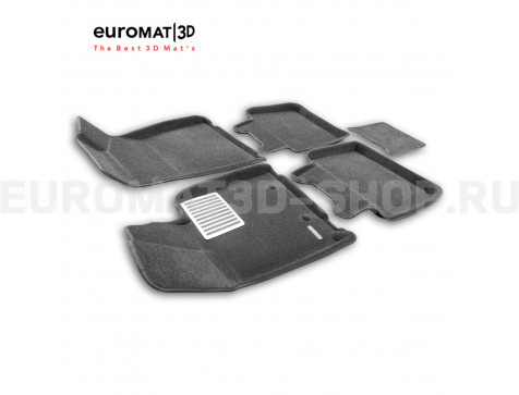 Текстильные 3D коврики Euromat3D Lux в салон для BYD Han (2022-) № EM3D-001253 Текстильные 3D коврики Euromat3D Lux в салон для BYD Han (2022-) № EM3D-001253