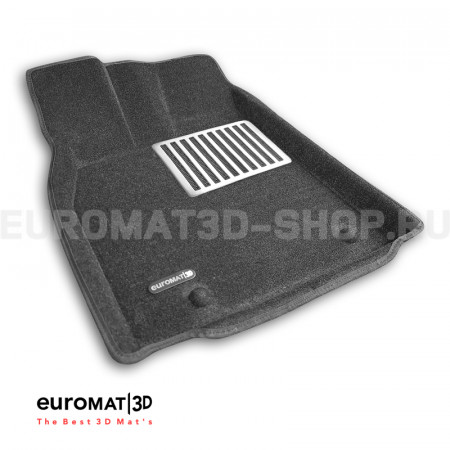 Текстильные 3D коврики Euromat3D Lux в салон для BYD SONG PRO (2024-) № EM3D-001252